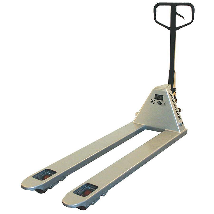 Palleløfter med lange gafler 1500 mm dobbelt PU