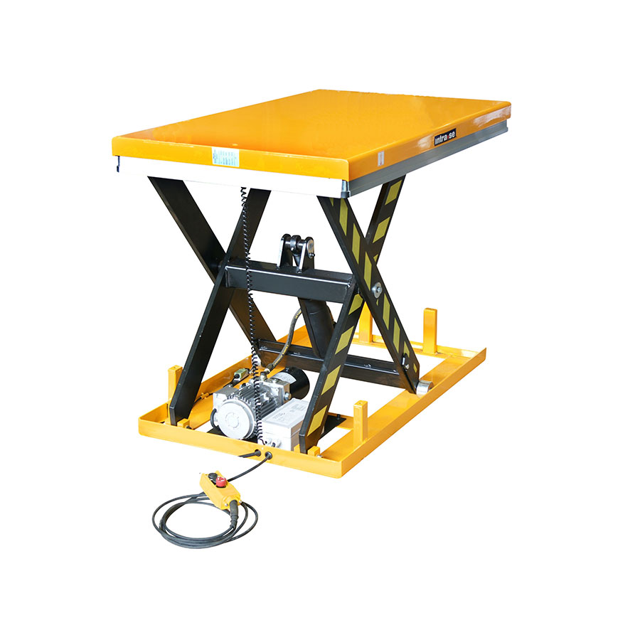 Løftebord 1000 kg platform mål 1300 x 800 mm.