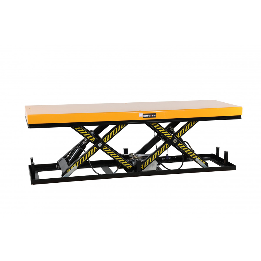 Løftebord 2000 kg platform mål 2500 x 820 mm.