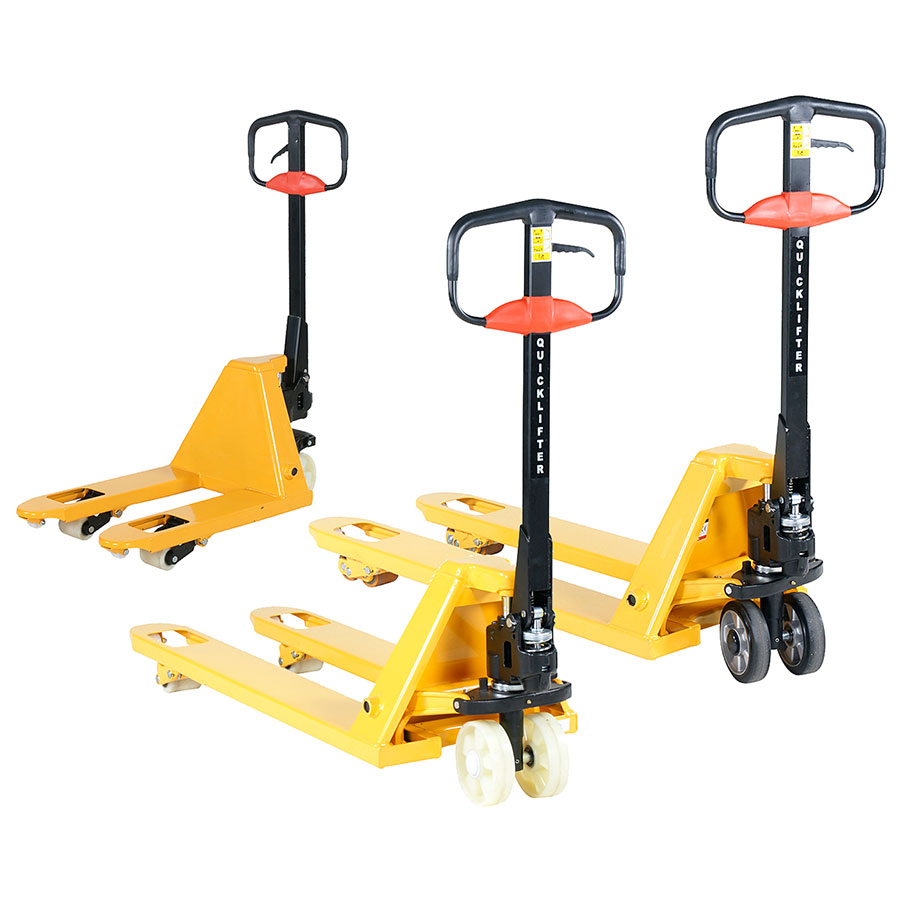 Palleløfter med Quick-løft 2500 kg - Korte Gafler